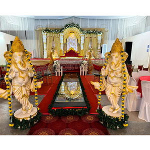 ของตกแต่งทางเข้าเวทีงานแต่งงานของฮินดูพระพิฆเนศพิฆเนศแบบดั้งเดิมของตกแต่งทางเข้างานแต่งงานพระพิฆเนศแบบอินเดียธีมงานแต่งงาน - Product Image 1