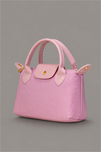 กระเป๋าโท้ท PU สีพื้นสำหรับผู้หญิง |   กระเป๋าถือขนาดเล็กแบบมีหูหิ้วพร้อมซิปปิด |   ผู้ผลิต OEM ODM - Product Image 4