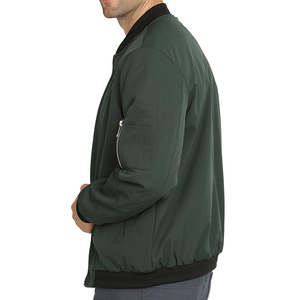 Chaqueta Bomber de satén de alta calidad, chaqueta deportiva Varsity para hombre, chaqueta con letras bordadas con botones delanteros de tela satinada - Product Image 6