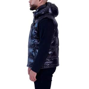 2025 qualité supérieure hommes décontracté gilet bouffant grande taille respirant bulle fermeture à glissière haute rue vêtements d'hiver - Product Image 4