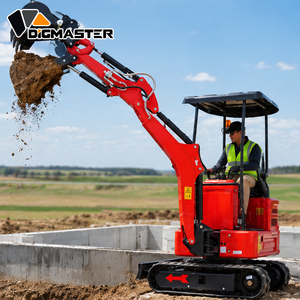 Nouvelle <span class=keywords><strong>mini</strong></span>-excavatrice de 1,2 tonne, moteur diesel <span class=keywords><strong>Kubota</strong></span>, 975 kg, excavatrice compacte sur chenilles, petite micro-excavatrice hydraulique, machine à vendre - Product Image 1