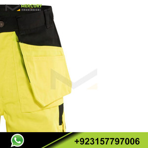 Pantalon épaississant décontracté 2 couleurs pour hommes, vêtements de travail de sécurité, pantalons de jogging, vêtements d'hiver, pantalons à structure réfléchissante - Product Image 3