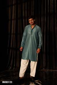 Qualité d'exportation indienne Style moderne vente chaude dernier pantalon Kurta en Viscose avec fabrication de travaux de broderie Chikankari de l'Inde - Product Image 5