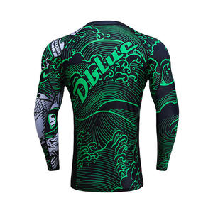 Fitness Wear Long Sleeve <b>BJJ</b> MMA High Quality Unisex Compression MMA <b>Rash</b> <b>Guard</b> Breathable Long Sleeve Shirt Protection - Product Image 2