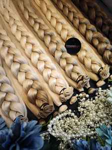 Vente en gros 2025 qualité supérieure 100% extensions de cheveux humains vietnamiens pleine cuticule génie trame perruques avec dentelle 8 pouces de longueur - Product Image 2