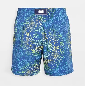 <b>Men</b> <b>Short</b> Trendy High Street Style <b>Short</b> Lightweight Fabric Sublimation Floral Print Thick Custom <b>Waist</b> Back Pocket Beach <b>Shorts</b> - Product Image 2