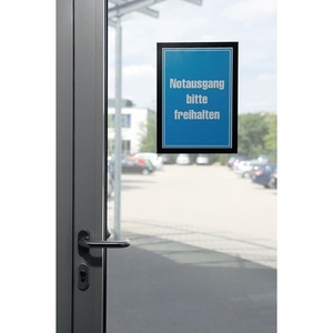 Durable Silver DIN A4 Magnetic Metal <b>Frame</b> with Self-Adhesive Backing Film 2pcs/Pack - Product Image 3