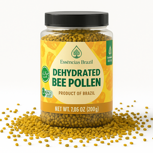 Essencias Brazil mất nước phấn hoa ong khô tự nhiên Phấn hoa hạt 200g Jar Brazil nguồn gốc - Product Image 3