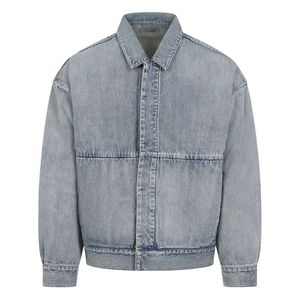 Mosaic Impex Venta caliente 2025 Chaqueta de mezclilla a prueba de viento de talla grande para hombre Chaqueta de mezclilla con cremallera de lana gruesa de invierno - Product Image 3
