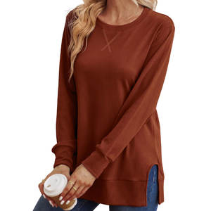 Women's Long Sleeve Graphic Sweatshirt Funny Quote Pullover Top Gift Ideas for Her Soft Cozy <b>Ladies</b> Casual Wear - Product Image 3