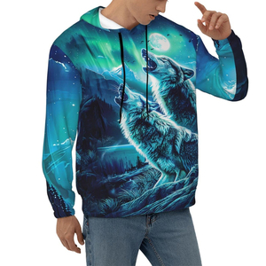 Sweats à capuche imprimés numériques entièrement sublimés pour hommes respirants Bases d'impression numérique pulls à capuche décontractés pour hommes - Product Image 1