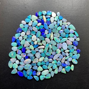 โอปอลออสเตรเลียแบบดับเบิ้ลต์ ทรงคาโบชอง หลายสีธรรมชาติ สำหรับทำเครื่องประดับ อัญมณ์หลวม มีทุกขนาด - Product Image 1