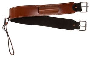 Cincha de Cuero de Primera Calidad para Montar a Caballo con Acolchado Suave y Hebilla de Rodillo de Acero Inoxidable a un Precio Accesible - Product Image 3