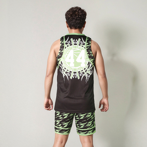 Derniers modèles de maillots de basket-ball personnalisés pour jeunes, ensembles d'uniformes d'équipe, vêtements de basket-ball par sublimation - Product Image 6