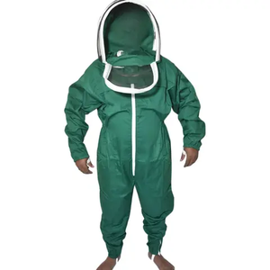 Costume d'apiculture respirant coton maille sting preuve tenue de protection avec combinaison complète du corps Durable et voile pour rucher - Product Image 4