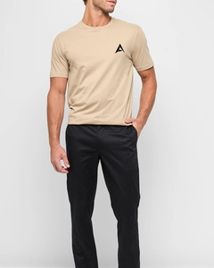 Ahora disponible Camiseta de media manga de tela suave de algodón 100% para hombre con bordado de logotipo personalizado e impresión digital - Product Image 5