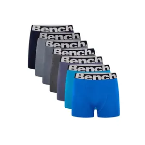 Lot de 3 caleçons pour homme XXL, confortables, en tricot, boxers élégants, designs personnalisés, antibactériens, respirants, durables, logo sur la ceinture - Product Image 5