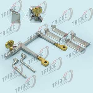 Retractor cervical ajustable Caspar de grado OR con cuchillas, instrumentos de columna vertebral - Product Image 4