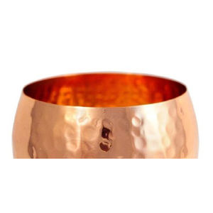 Bol en cuivre martelé de qualité de luxe, design élégant de grande taille pour le type d'assiette de service de table - Product Image 3