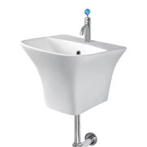 อ่างล้างมือเซรามิกทรงสี่เหลี่ยมขนาด14X18สำหรับโรงแรมห้องน้ำเครื่องสุขภัณฑ์ lavabo ของตกแต่งบ้านเครื่องสุขภัณฑ์อินเดีย - Product Image 6