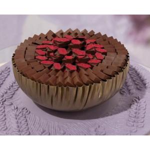 Leaf Designer Stand Bol à Chocolat Rond Vaisselle Moderne Bol de Service à Chocolat Pour La Maison Hôtel Plateaux de Serveur de Chocolat - Product Image 3