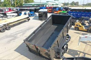 Remolque basculante hidráulico de 4 ruedas de 8 toneladas de calidad para remolques usados en granjas de industrias de construcción y agricultura - Product Image 6