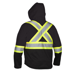 High Quality <b>Work</b> Wear Safety Hi Vis Jacket Security Protection Rain Safety Workwear <b>Waterproof</b> Jacket With Multi Pockets - Product Image 6