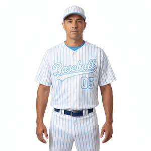 Maillot et pantalon de baseball personnalisables en polyester, respirants et à séchage rapide, uniforme de sport imprimé par sublimation de haute qualité - Product Image 1