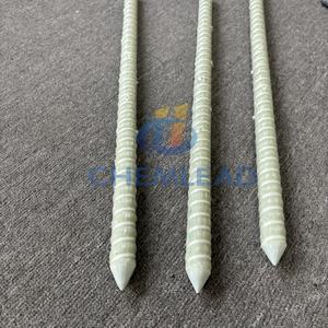 Estaca de refuerzo de fibra de vidrio personalizada de 3/4 ''24'' GFRP Estaca de forma de hormigón Estaca de formación de pie - Product Image 1