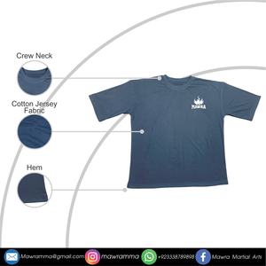 Custom <b>Men's</b> <b>Short</b>-Sleeved 100% Cotton T-Shirt High Quality Yarn Dyed New Loose Bottoming Plus Size Breathable Knitted Spring - Product Image 2