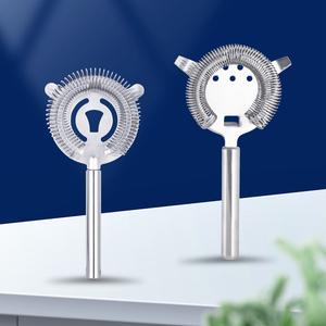 Passoire à cocktail en acier inoxydable de qualité supérieure avec ressort flexible, contrôle de déversement fluide, poignée ergonomique, outil de bar durable - Product Image 6