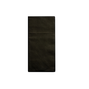 Serviettes de table Kanguro noires 40x40cm, Bambutex Naturel, 400 pièces, B2B - Product Image 1