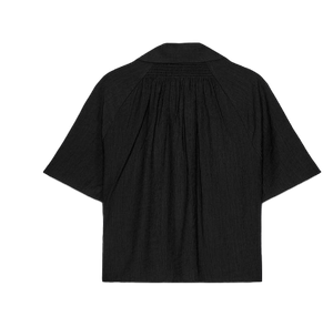 เสื้อครอปสีดำสำหรับผู้หญิงคุณภาพระดับพรีเมียมเหมาะสำหรับใส่ในสำนักงานและงานปาร์ตี้ขายส่งจากอินเดีย - Product Image 1