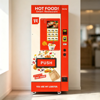 Máquina Expendedora de Alimentos TCN, Grado Comercial Industrial, Totalmente de Acero, Servicio Rápido en 60s, Puerta Automática de Inducción para Servicio 24h