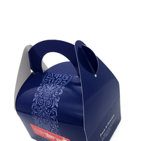 Boîte de papier à biscuits, bonbons et pâtisserie colorée personnalisée-Carton cadeau en carton blanc portable pour l'emballage de gâteaux et de bonbons