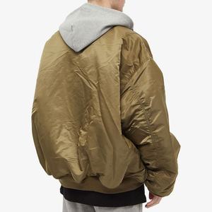 Chaquetas Bomber de alta calidad para hombre, ropa a prueba de viento, satinadas, abrigo bordado - Product Image 4