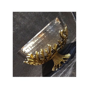 Elegante Tazón para Servir Ensaladas de Diseño Clásico Pulido en Acero Inoxidable, Tazón para Chocolate con Soporte de Aluminio a Buen Precio - Product Image 1