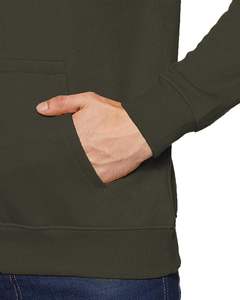 Sudadera con capucha y cremallera de algodón sólido para hombre, Sudadera con capucha de lana de gran tamaño con estampado personalizado, nueva llegada, colección de invierno, con capucha para hombre - Product Image 4