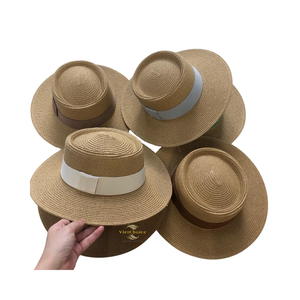 Chapeau de paille de qualité d'exportation, chapeau en fibre naturelle pour la mode et la promotion - Product Image 2