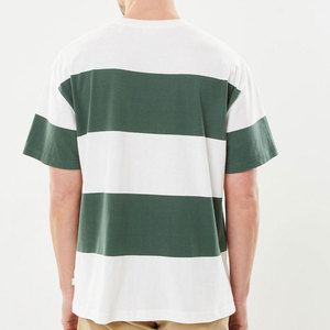 Camiseta de algodón de gran tamaño para hombre, holgada, informal, estilo Hip Hop, talla grande, manga corta, transpirable, logotipo frontal - Product Image 2