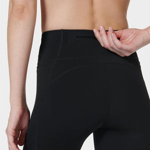 Pantalones cortos de compresión de gimnasio sin costuras de cintura alta para mujer, pantalones cortos de motorista elásticos activos personalizados, mallas de Yoga con bolsillo lateral - Product Image 3