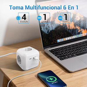 USB Type-C ตัวต่อขยายสายลูกบาศก์1.5ม./3ม. H05RR-F (3ก. 1.5มม.) 16A 250V พลาสติก5V 2.4A - Product Image 2