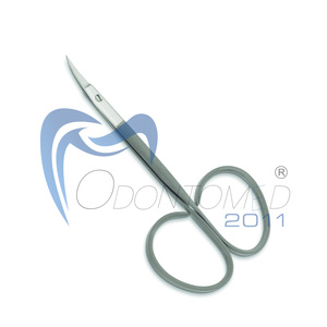 Ciseaux chirurgicaux Iris Ribbon 4 1/8 pouces, lame courbée tranchante en acier inoxydable, approuvés ISO/CE, pour usage hospitalier, ensemble d'instruments, tailles personnalisées - Product Image 2