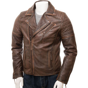 เสื้อแจ็คเก็ตหนังผู้ชายสวมใส่สบายในชีวิตประจำวัน ดูหรูหรา สไตล์ลำลองในเมือง ให้ความรู้สึกทันสมัย เหมาะสำหรับฤดูหนาว - Product Image 3