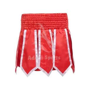 Pantalones Cortos de Muay Thai de Alta Calidad, Logotipo Personalizado, Duraderos, Ligeros, OEM, Secado Rápido, 100% Poliéster, Ropa de Combate - Product Image 4