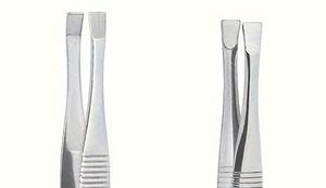 แหนบถอนขนคิ้วสแตนเลส 2 ชิ้น สำหรับกำจัดขนคุด เครื่องมือผ่าตัดแบบใช้มือ ได้รับการรับรอง MOL เกรด A+ - Product Image 2