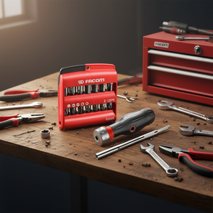 Juego de mango multibrocas con trinquete 3 en 1 Facom Protwist y 28 brocas para diversas necesidades de destornilladores - Product Image 3