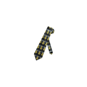 Masonic <b>Ties</b> <b>Mens</b> Freemason Necktie Mason <b>Tie</b> for <b>Men</b> Compass Neckties <b>Black</b> One Size - Product Image 1