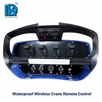 Télécommande de grue sans fil automatique étanche, contrôleur radio proportionnel à 4 boutons, 500M, 12V/24V, piles AAA