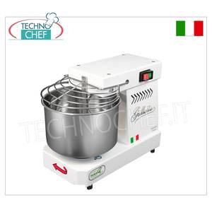 เครื่องผสมแป้งแบบเกลียว Famag GRILLETTA 5 กก. ขนาด 455 x 255 x 345 ซม. โถขนาด 7 ลิตร สำหรับใช้ในบ้านและร้านเบเกอรี่ สำหรับแป้งสาลี - Product Image 2